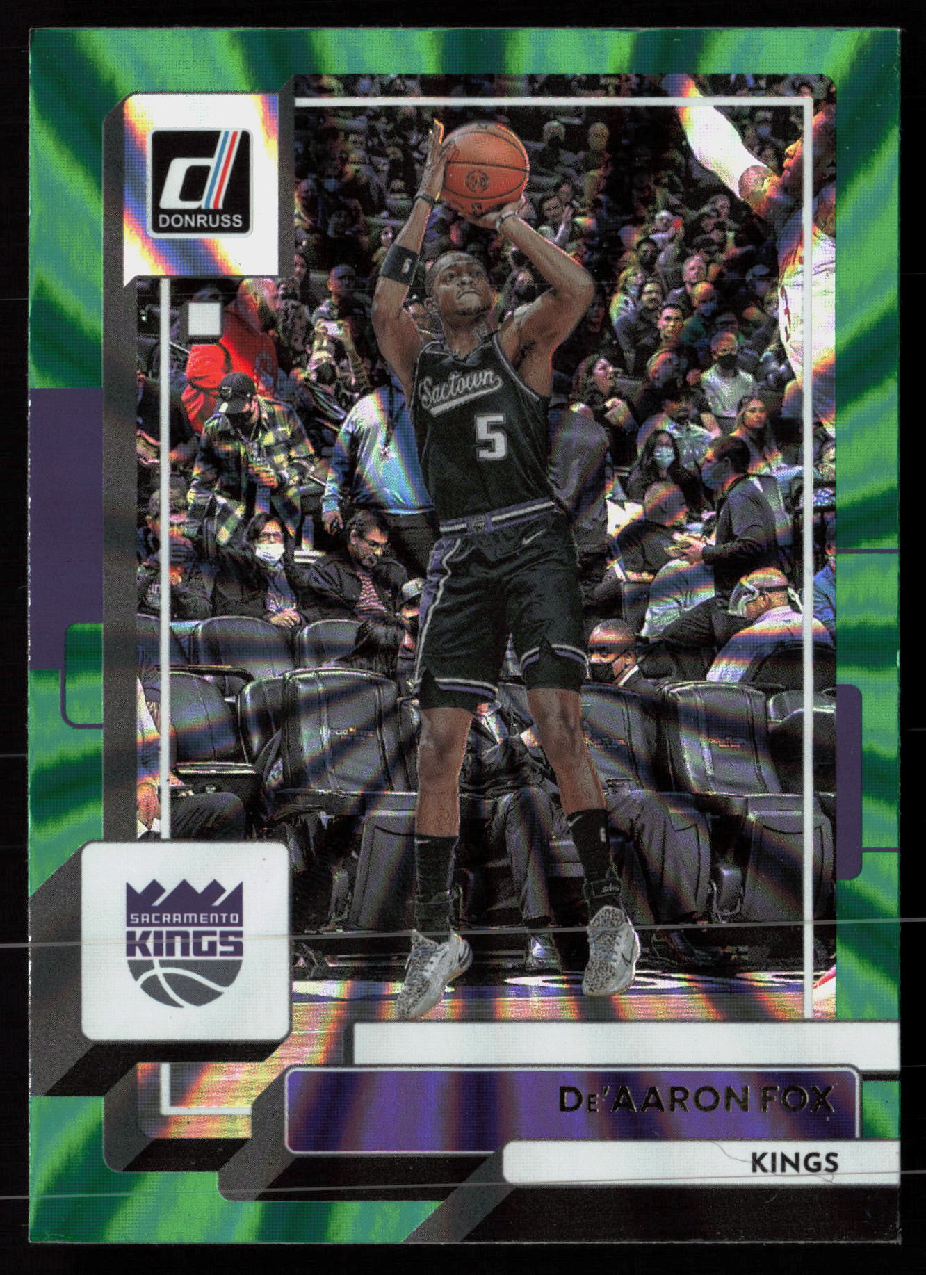 2022 2022-23 Donruss De'Aaron Fox Basketball card front — Card Source Canada