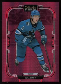 2025 2025-26 O-Pee-Chee Platinum Will Smith Hockey card front — Card Source Canada