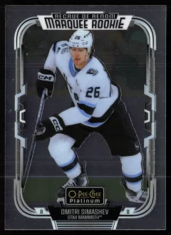 2025 2025-26 O-Pee-Chee Platinum Dmitri Simashev Hockey card front — Card Source Canada
