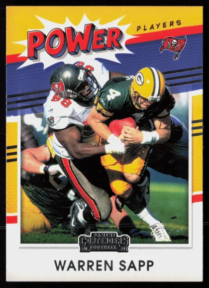 2021 2021 Panini Contenders Warren Sapp Football card — Front
