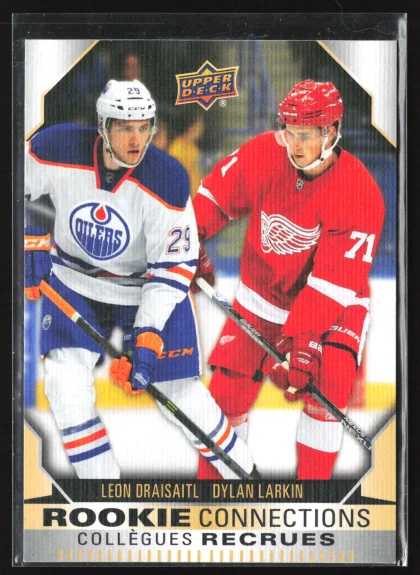 2023 2023-24 Upper Deck Tim Hortons Greatest Duos Leon Draisaitl / Dylan Larkin Hockey card — Front