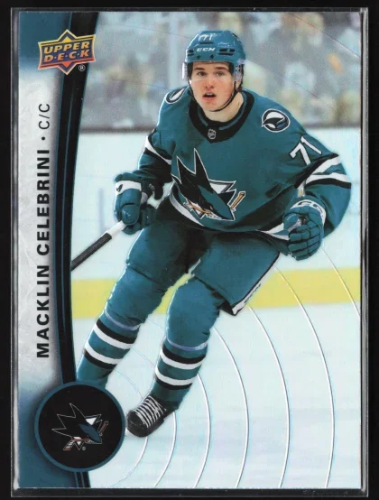 2025 2025-26 Upper Deck Tim Hortons Macklin Celebrini Hockey card — Front