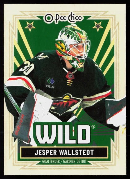 2025 2025-26 O-Pee-Chee Jesper Wallstedt Hockey card — Front
