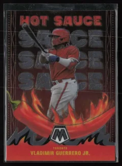 2022 2022 Panini Mosaic Vladimir Guerrero Jr. Baseball card front — Card Source Canada