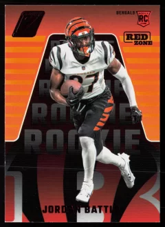 2023 2023 Panini Zenith Jordan Battle Football card front — Card Source Canada