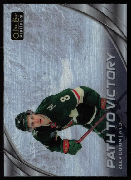 2025 2025-26 O-Pee-Chee Platinum Zeev Buium Hockey card — Front