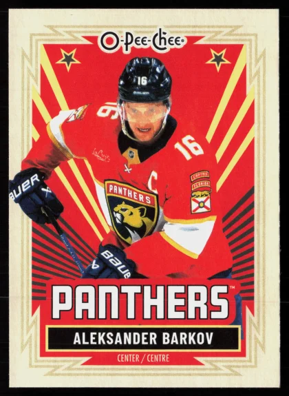 2025 2025-26 O-Pee-Chee Aleksander Barkov Hockey card — Front
