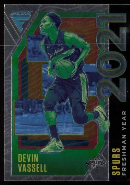 2020 2020-21 Panini Flux Devin Vassell Basketball card — Front