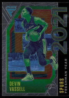 2020 2020-21 Panini Flux Devin Vassell Basketball card front — Card Source Canada