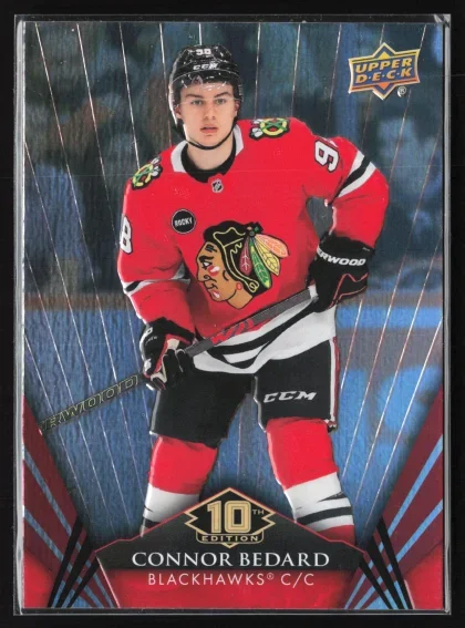 2024 2024-25 Upper Deck Tim Hortons Connor Bedard Hockey card — Front