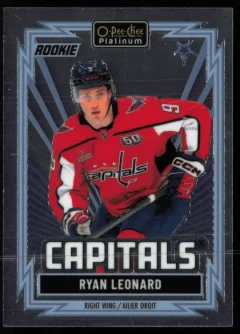 2025 2025-26 O-Pee-Chee Platinum Ryan Leonard Hockey card front — Card Source Canada