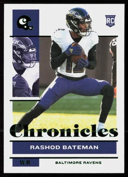 2021 2021 Panini Chronicles Rashod Bateman Football card — Front