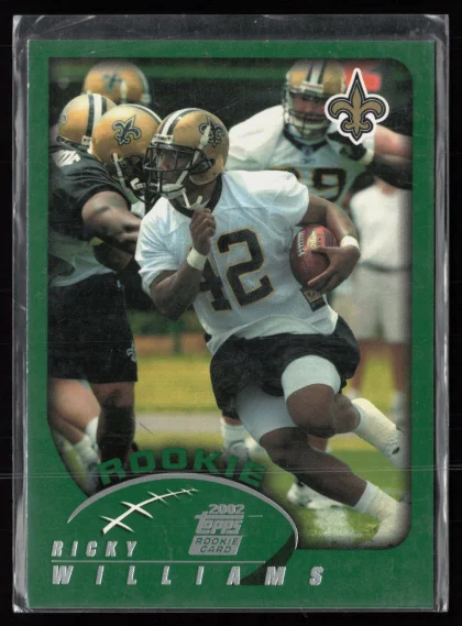 2002 2002 Topps Ricky Williams Football card — Front
