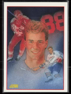 1991 1991-92 Score Canadian English Eric Lindros Hockey card front — Card Source Canada