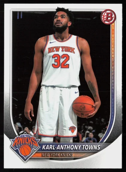 2025 2025-26 Bowman Karl-Anthony Towns Basketball card — Front