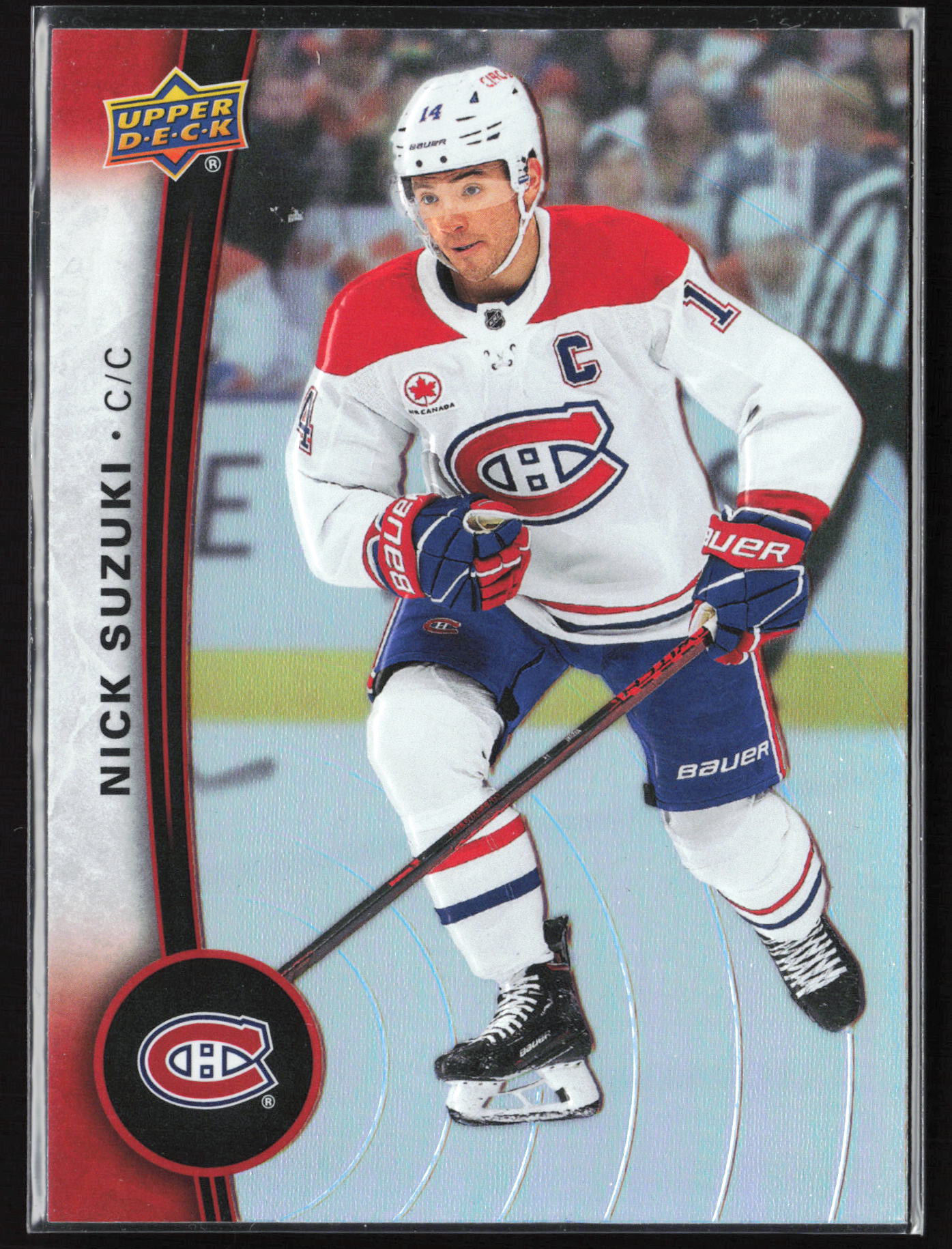 2025 2025-26 Upper Deck Tim Hortons Nick Suzuki Hockey card front — Card Source Canada