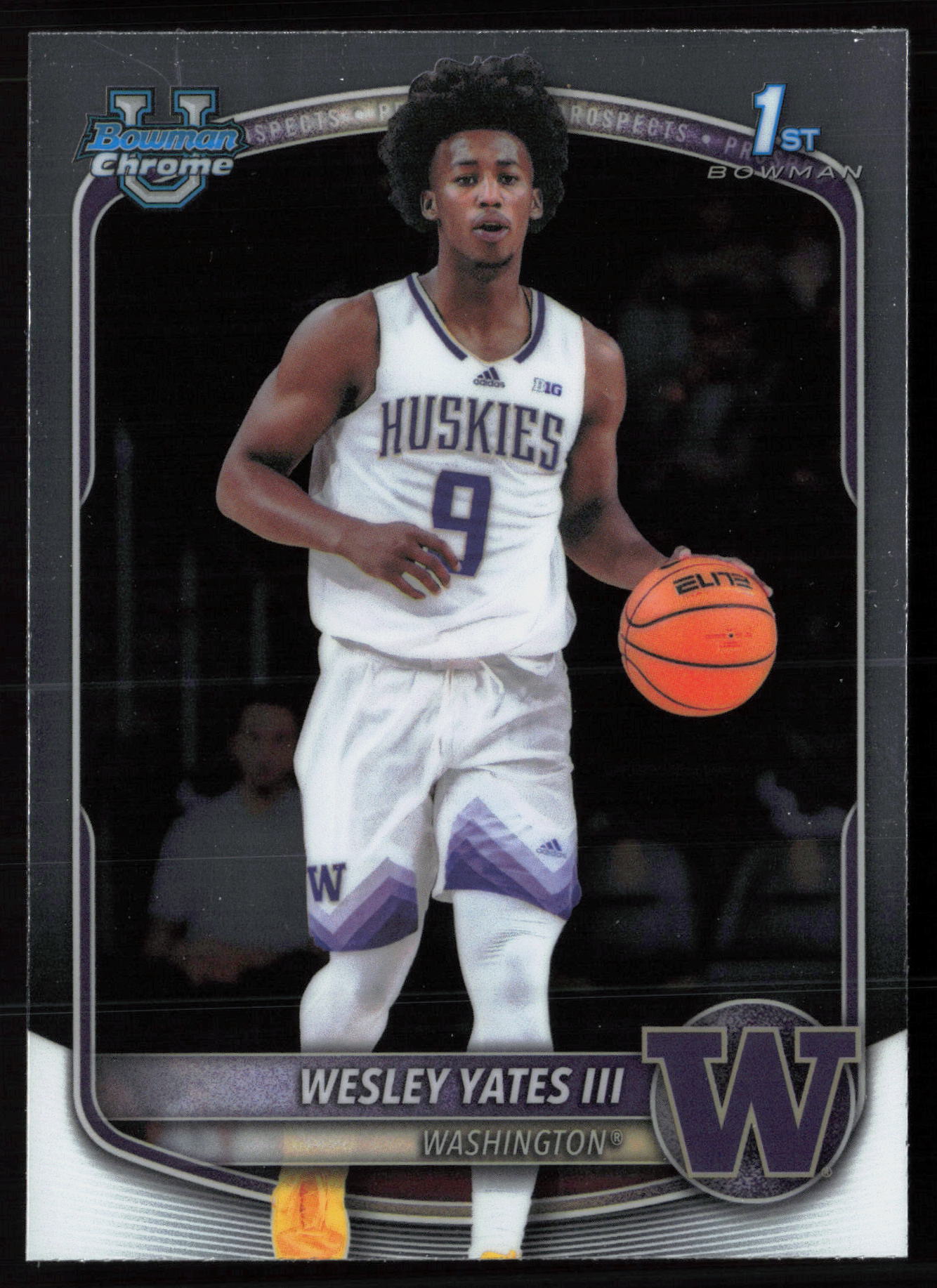 2025 2025-26 Bowman Wesley Yates III Basketball card front — Card Source Canada