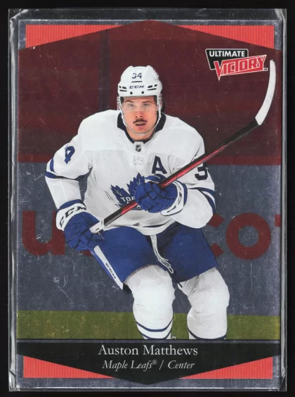 2020 2020-21 Upper Deck Auston Matthews Hockey card — Front