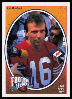 1991 1991 Upper Deck Joe Montana Football card front — Card Source Canada