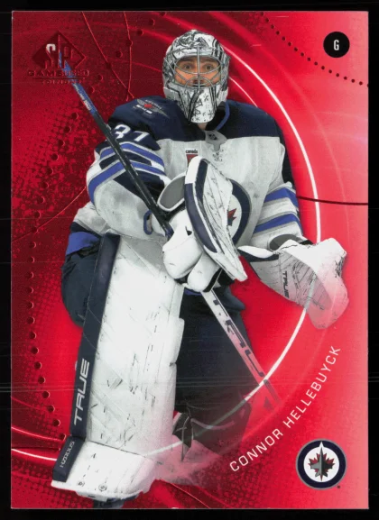 2025 2025-26 SP Game Used Connor Hellebuyck Hockey card — Front