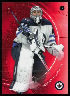 2025 2025-26 SP Game Used Connor Hellebuyck Hockey card front — Card Source Canada