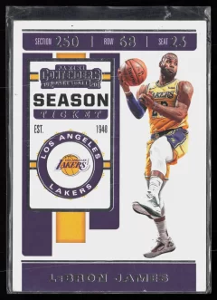 2019 2019-20 Panini Contenders LeBron James Basketball card front — Card Source Canada