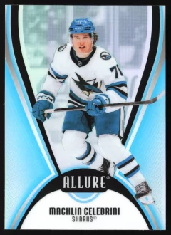 2025 2025-26 Upper Deck Allure Macklin Celebrini Hockey card front — Card Source Canada