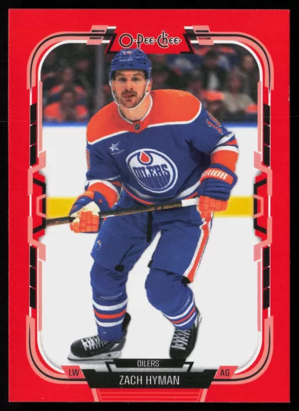 2025 2025-26 O-Pee-Chee Zach Hyman Hockey card — Front