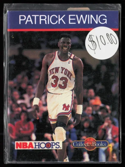 1990 1990-91 Hoops CollectABooks Patrick Ewing Basketball card — Front