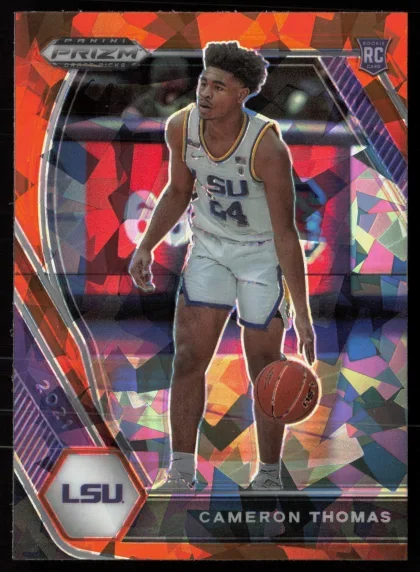 2021 2021 Panini Prizm Draft Picks Cameron Thomas Basketball card — Front