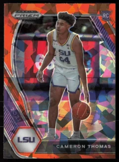 2021 2021 Panini Prizm Draft Picks Cameron Thomas Basketball card front — Card Source Canada