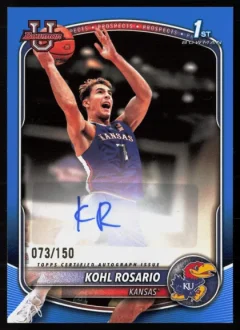 2025 2025-26 Bowman Kohl Rosario Basketball card front — Card Source Canada