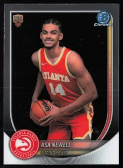 2025 2025-26 Bowman Asa Newell Basketball card front — Card Source Canada