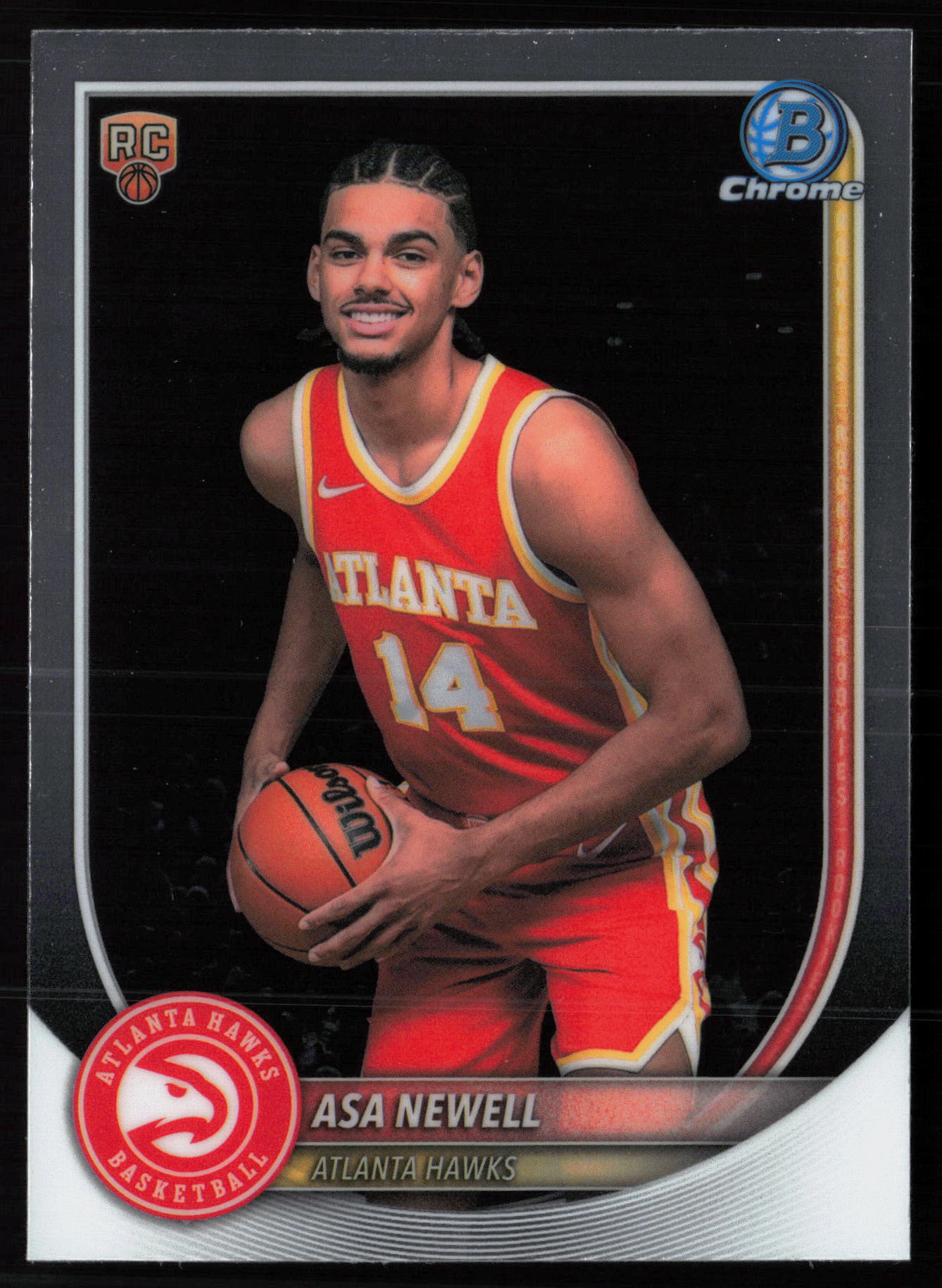 2025 2025-26 Bowman Asa Newell Basketball card front — Card Source Canada