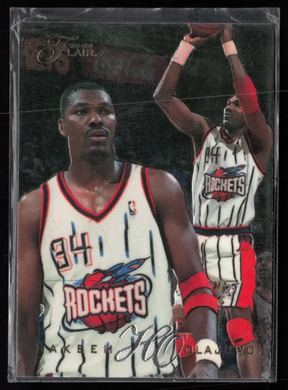 1995 1995-96 Flair Hakeem Olajuwon Basketball card — Front