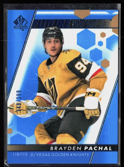 2022 2022-23 SP Authentic Brayden Pachal Hockey card — Front