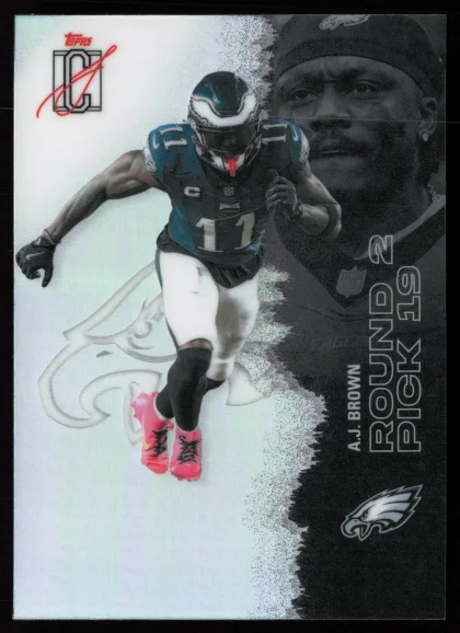 2025 2025 Topps Signature Class A.J. Brown Football card — Front