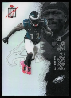 2025 2025 Topps Signature Class A.J. Brown Football card front — Card Source Canada