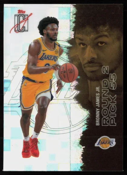 2025 2025-26 Topps Signature Class Bronny James Jr. Basketball card — Front