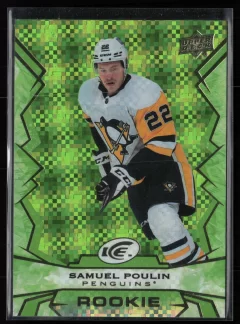 2022 2022-23 Upper Deck Ice Samuel Poulin Hockey card front — Card Source Canada