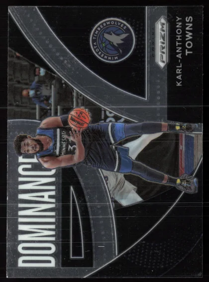 2021 2021-22 Panini Prizm Karl-Anthony Towns Basketball card — Front
