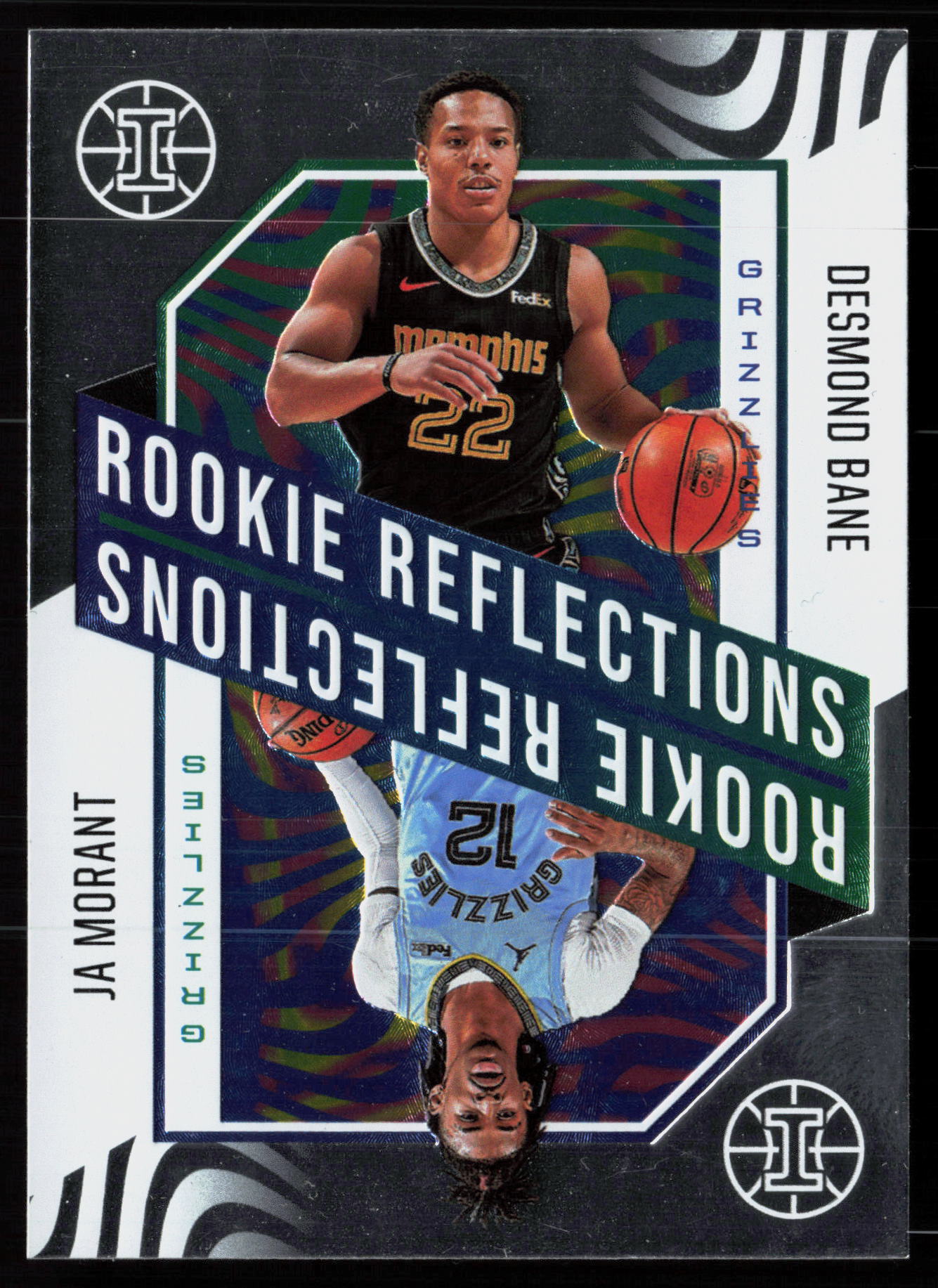 2020 2020-21 Panini Illusions Ja Morant / Desmond Bane Basketball card front — Card Source Canada