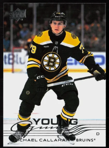 2025 2025-26 Upper Deck Michael Callahan Hockey card — Front