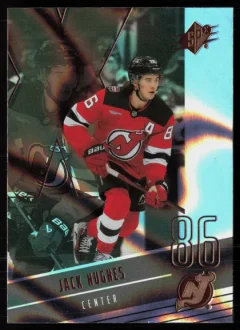2025 2025-26 SPx Jack Hughes Hockey card front — Card Source Canada