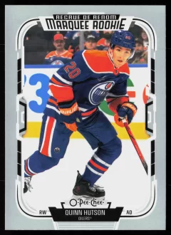 2025 2025-26 O-Pee-Chee Quinn Hutson Hockey card front — Card Source Canada