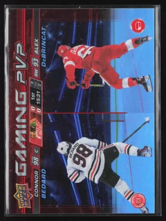 2024 2024-25 Upper Deck Connor Bedard / Alex DeBrincat Hockey card front — Card Source Canada