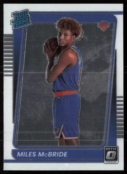 2021 2021-22 Donruss Optic Miles McBride Basketball card — Front