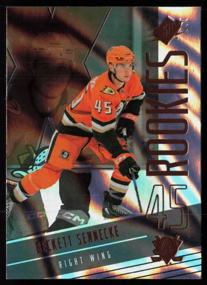 2025 2025-26 SPx Beckett Sennecke Hockey card — Front