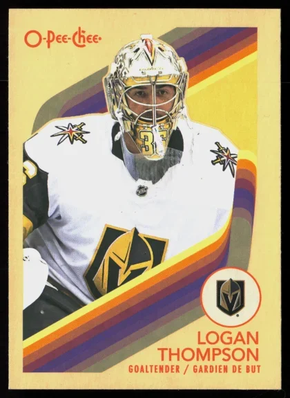 2023 2023-24 O-Pee-Chee Logan Thompson Hockey card — Front