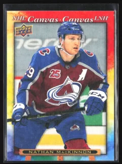 2021 2021-22 Upper Deck Tim Hortons Nathan MacKinnon Hockey card front — Card Source Canada